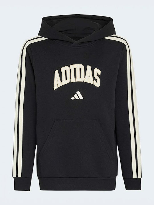 adidas Kinder-Sweatshirt mit Kapuze Schwarz Col...