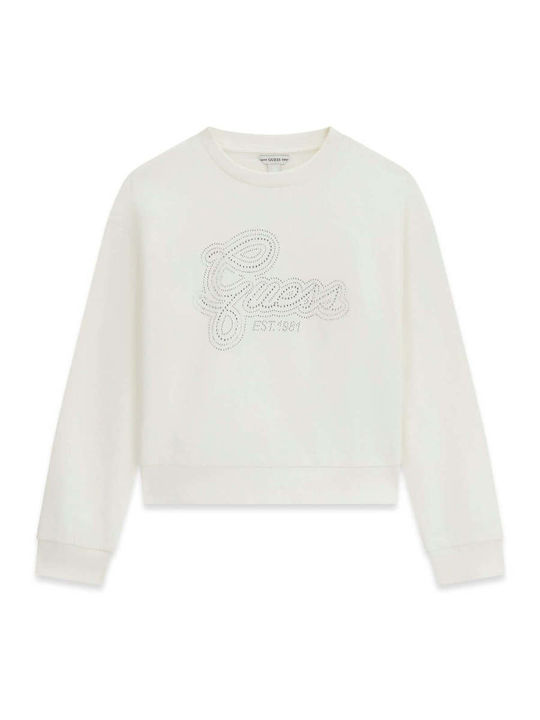 Guess Kinder-Sweatshirt Cremé