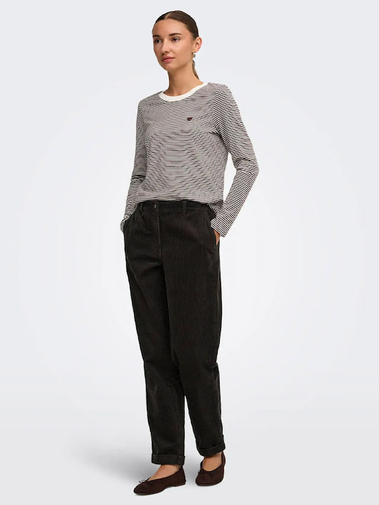 Jdy Women's Chino Trousers in Regular Fit Brown