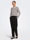 Damen Chino Hose in Regulärer Passform Braun
