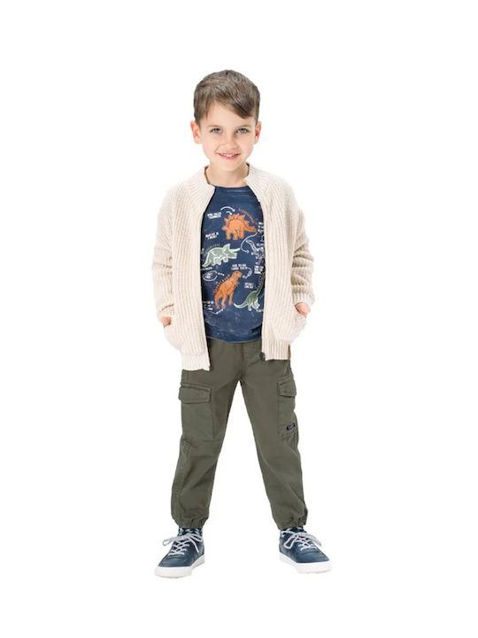 Energiers Kids Cargo Khaki Trousers