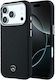 Mercedes Leder Semi Wrap Holzoptik Magsafe Iphone 18 Pro Max 17 Pro Max Schwarz