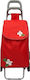 Stoff Einkaufswagen Klappbar Rote 92x35x25cm