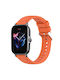 Amazfit GTS 3 Streifenstruktur 20mm Silikon Tragbare Bänder Orange
