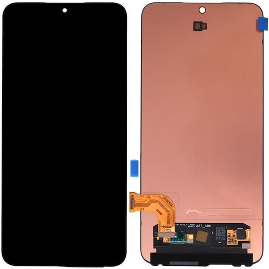 Samsung Ersatzbildschirm mit Touch-Mechanismus für Samsung A576 Galaxy A57 5G Schwarz