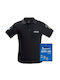 Polo Poliție Quick Dry Broderie Monocrom Negru XXL