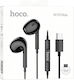 Hoco 112501 Слушалки Handsfree с USB-C конектор Черни