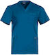Cherokee Men's Medical Blouse Petrol Blue