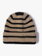 Unisex Beanie Strickmütze in Braun Farbe
