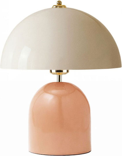 Opviq Sgn Table Lamp with E27 Lamp Fitting White Shade and Base
