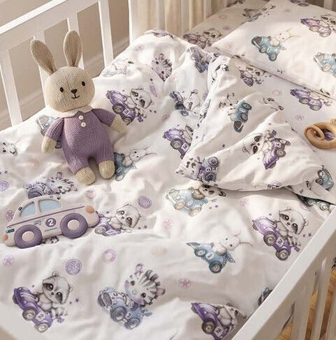 MayHome Set Kids Single Duvet Cover With Cotton Pillowcase Cotton 160x240cm