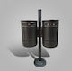 Plastic Waste Bin 2x70L
