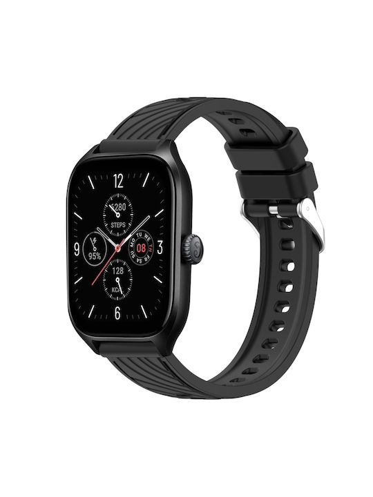 Curea din silicon Neagră Amazfit GTS 4