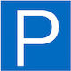 Ce Πινακίδα Αλουμινίου Π31 Θέση Parking 45x45cm 004645