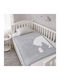 Kamtex Baby Детско Одеяло За Бебе Велур Сиво 110x130см