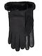 Schwarze Damen Handschuhe
