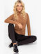 Damen Sweatshirt mit Kapuze Braun
