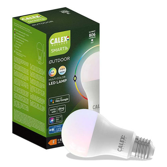 Calex Bec Inteligent LED 9.4W pentru Dulie E27 și Formă A60 RGB 806lm