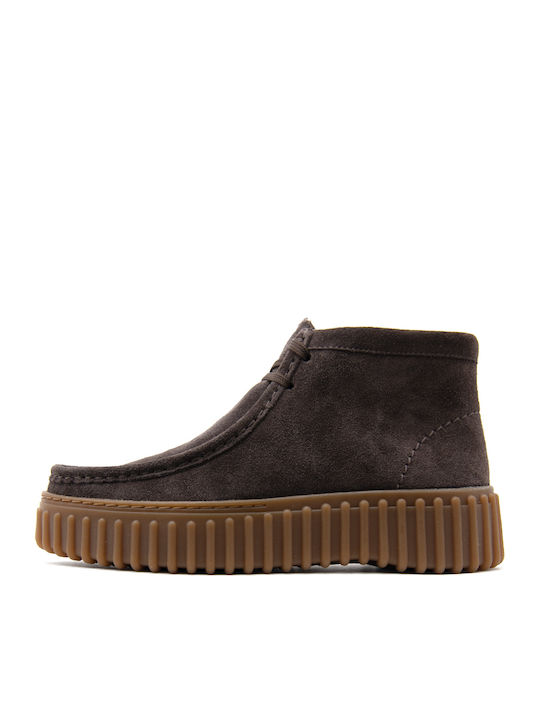 Clarks Torhill Wildleder Stiefeletten Damen Braune Clarks Torhill Wildleder Stiefeletten Damen Braune