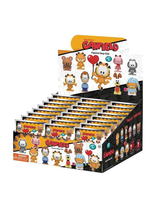 Garfield 3d Foam Bag Clips Serie 1 Display 24 Garfield 3d Foam Bag Clips Serie 1 Display 24