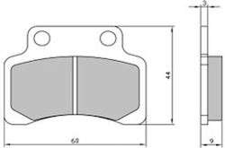 RMS Τακάκια Φρένων Εμπρός Μοτοσυκλέτας Honda Cb 250cc RMS Τακάκια Φρένων Εμπρός Μοτοσυκλέτας Honda Cb 250cc