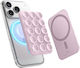 Мобилна стойка Elago Phone Mount Кинита Smartphones Magsafe & Вендуза Силикон Светлолилав Emssuction-llil