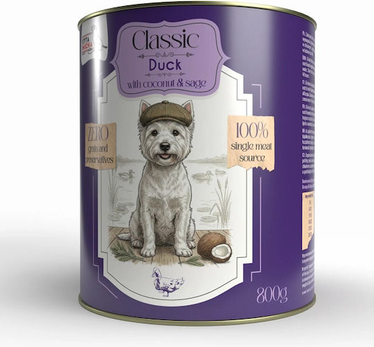 Syta Micha Classic Hrana Umedă Pentru Câini Cu Rață Fără Cereale 800gr
