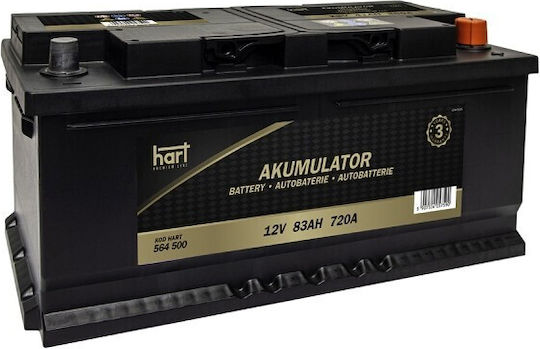 Battery 83Ah 720A 353x175x175 Positive Terminal Right Premium