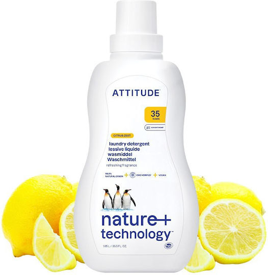 Attitude Detergent Lichid pentru Rufe pentru Bebeluși 1.05lt (35 Măsuri)