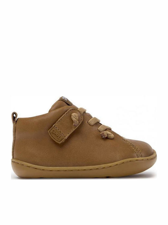 Camper Anatomic Leather Kids Ankle Boots with H...