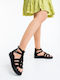 Sandale Casual Damă Negre