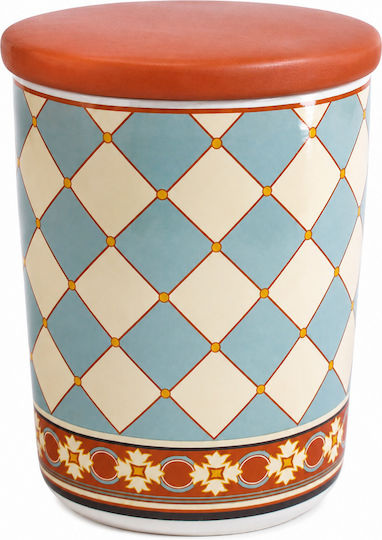 Keramik Kaffeevase mit Deckel Braune 11x19cm