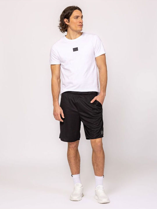 Pantaloni Scurți Bărbați Sport Negri