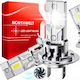 H7 LED Lights LED Canbus 2 Pieces 100W 22000 Lm 6500K