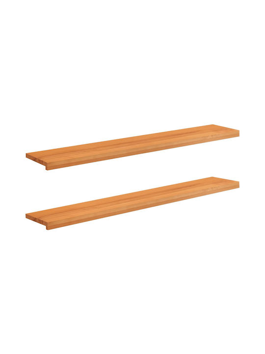 vidaXL Wooden Window Sill W160xH25cm
