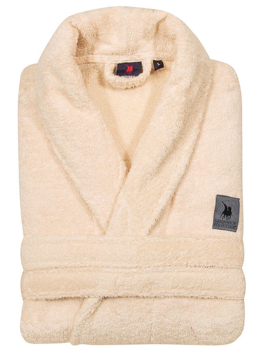 Greenwich Polo Club 3201 Bademantel Creme 390g/m²