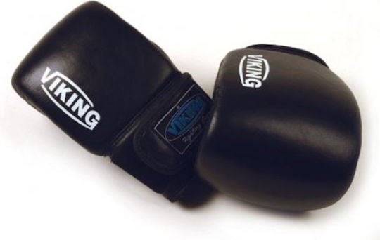 Viking Mănuși De Box Din Piele Pentru Mănuși De Competiție Negre