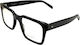 El Greco 9373 C1 Women's Acetate Prescription Eyeglass Frames Square Black