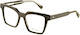 El Greco 9370 C1 Women's Acetate Prescription Eyeglass Frames Butterfly Black