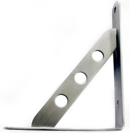 Metalor Corner Shelf Made of Stainless Steel in Silver Colour 200x160mm SSB-2016