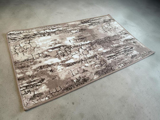 Linea Home Non-Slip Rectangular Beige Rug 50x80cm