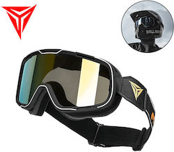 Motocross Goggles Windproof & Shockproof Retro Design Motowolf