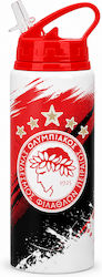 Digital Place Kinder Trinkflasche aus Aluminium Olympiakos Weiß 600ml