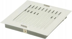 AirRoxy Vent Louver 14x14cm Square with Sieve