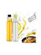 Bimberek Vilde Öl- und Essigspender-Set Glas mit Fluss 250ml