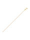 Prince Silvero Silver Gold Plated Neck Chain