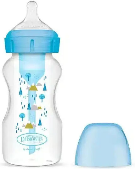 Dr. Brown's Kunststoff Babyflasche Gegen Koliken mit Silikon Sauger Braune 270ml