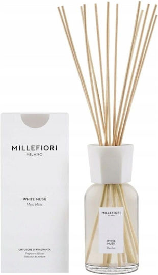 Millefiori Duftdiffusor Duftstäbchen 500ml Weißer Moschus