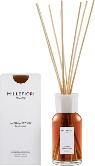 Millefiori Raumduft Diffusor Duftstäbchen 500ml Vanille & Holz