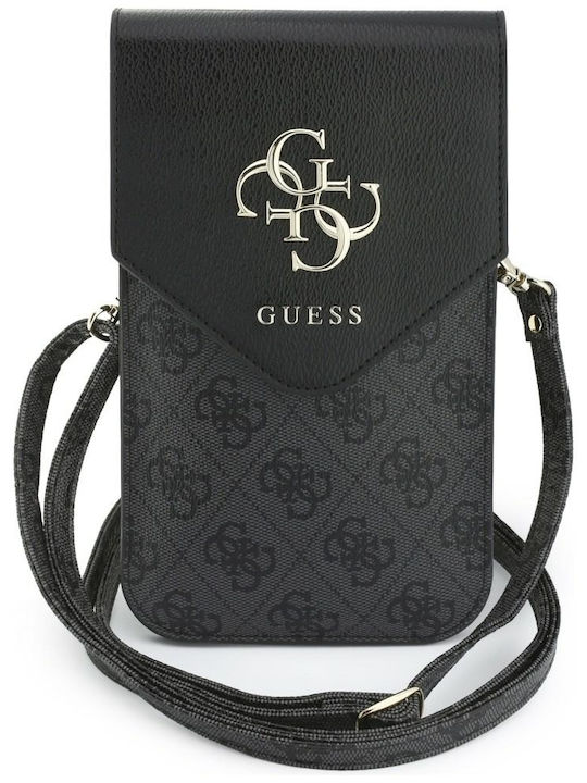 Leder Damen-Handytasche Schwarz